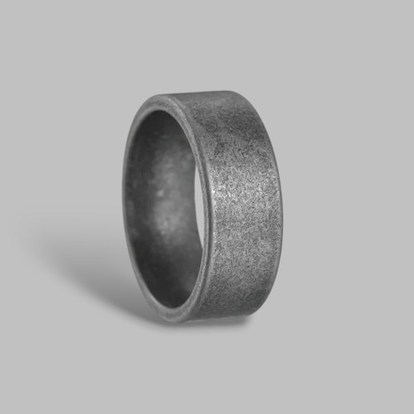 Antiqued Plain Band Ring