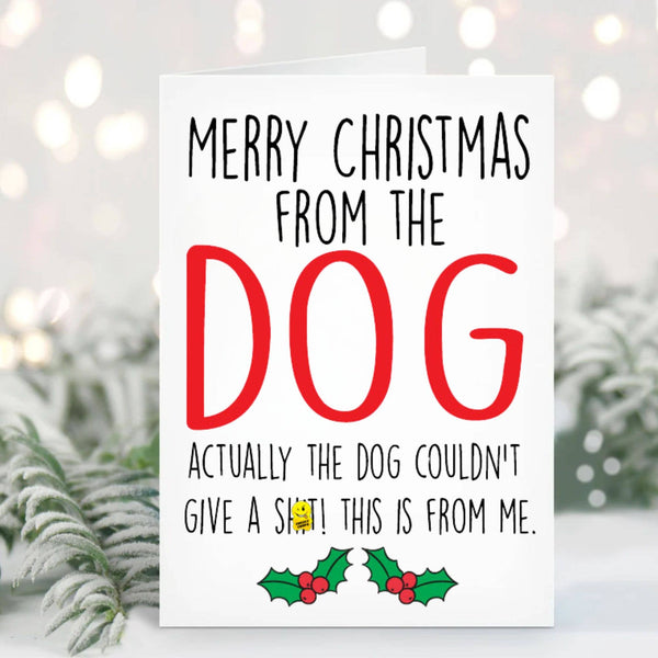 Christmas Card   - From The Dog XM162