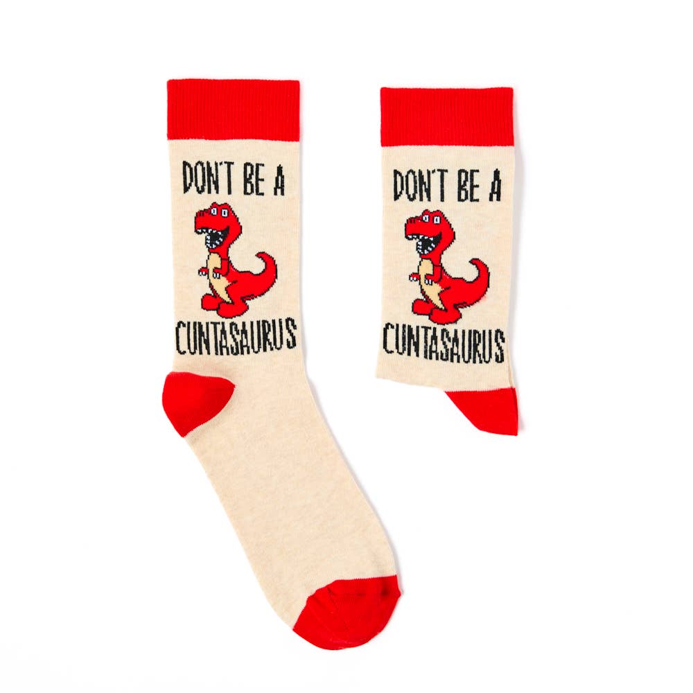 Unisex Don't Be A Cuntasaurus Socks