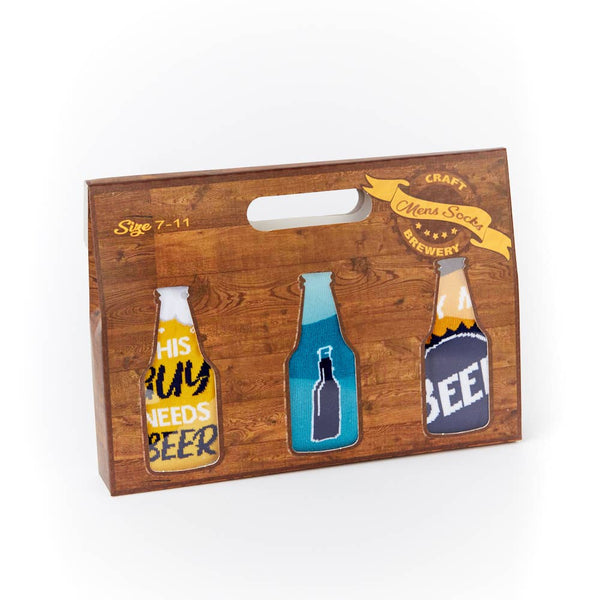 Mens Beer Socks Gift Set