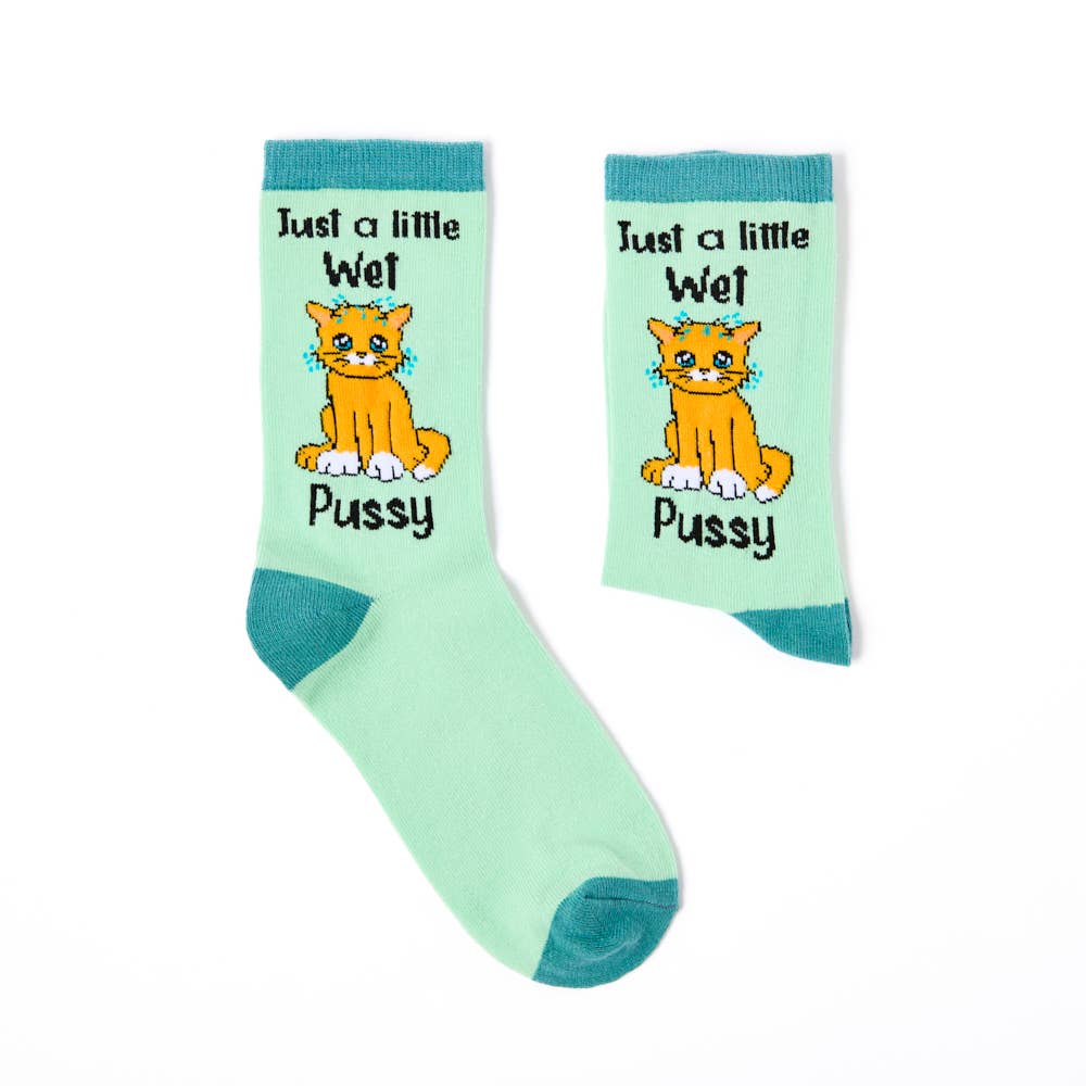 Ladies Just A Little Wet Pussy  Socks