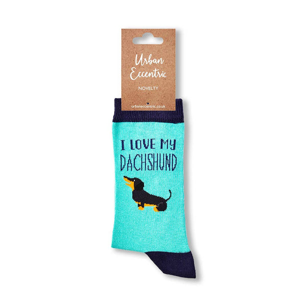 Ladies I Love My Dachshund Socks