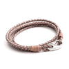 Tribal Double Wrap Leather Bracelet