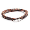 Tribal Double Wrap Leather Bracelet