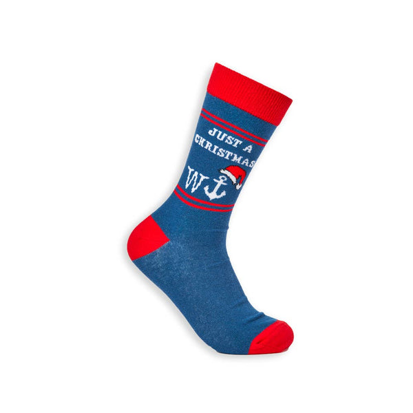 Unisex Just A Christmas W'Anchor Socks