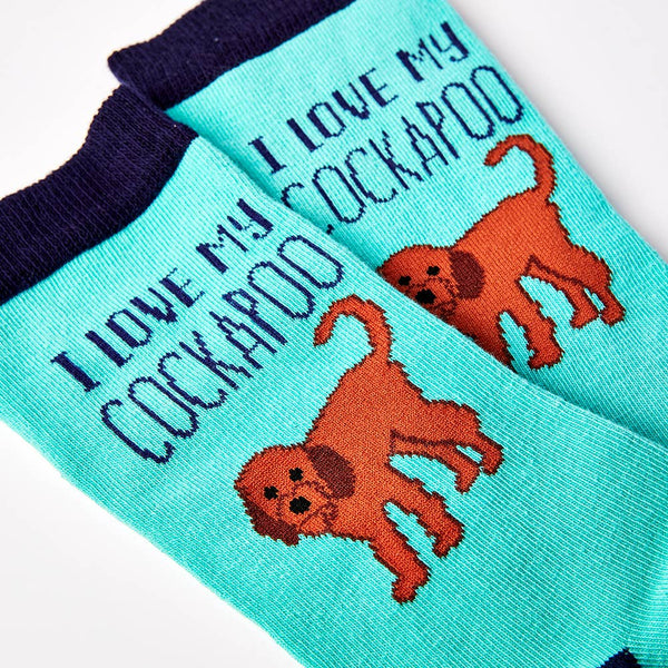 Ladies I Love My Cockapoo Socks