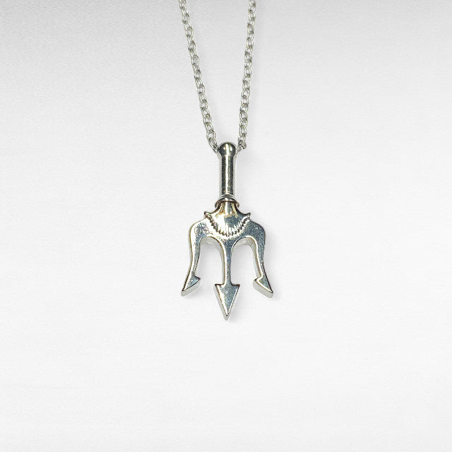 Neptune's Trident Pendant and Chain (Small)