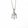 Neptune's Trident Pendant and Chain (Small)