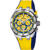 Festina 2024 Chrono Bike Watch - Yellow with Rubber Strap