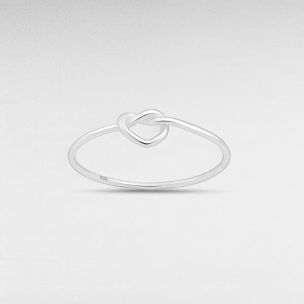 Sterling Silver Love Knot Ring