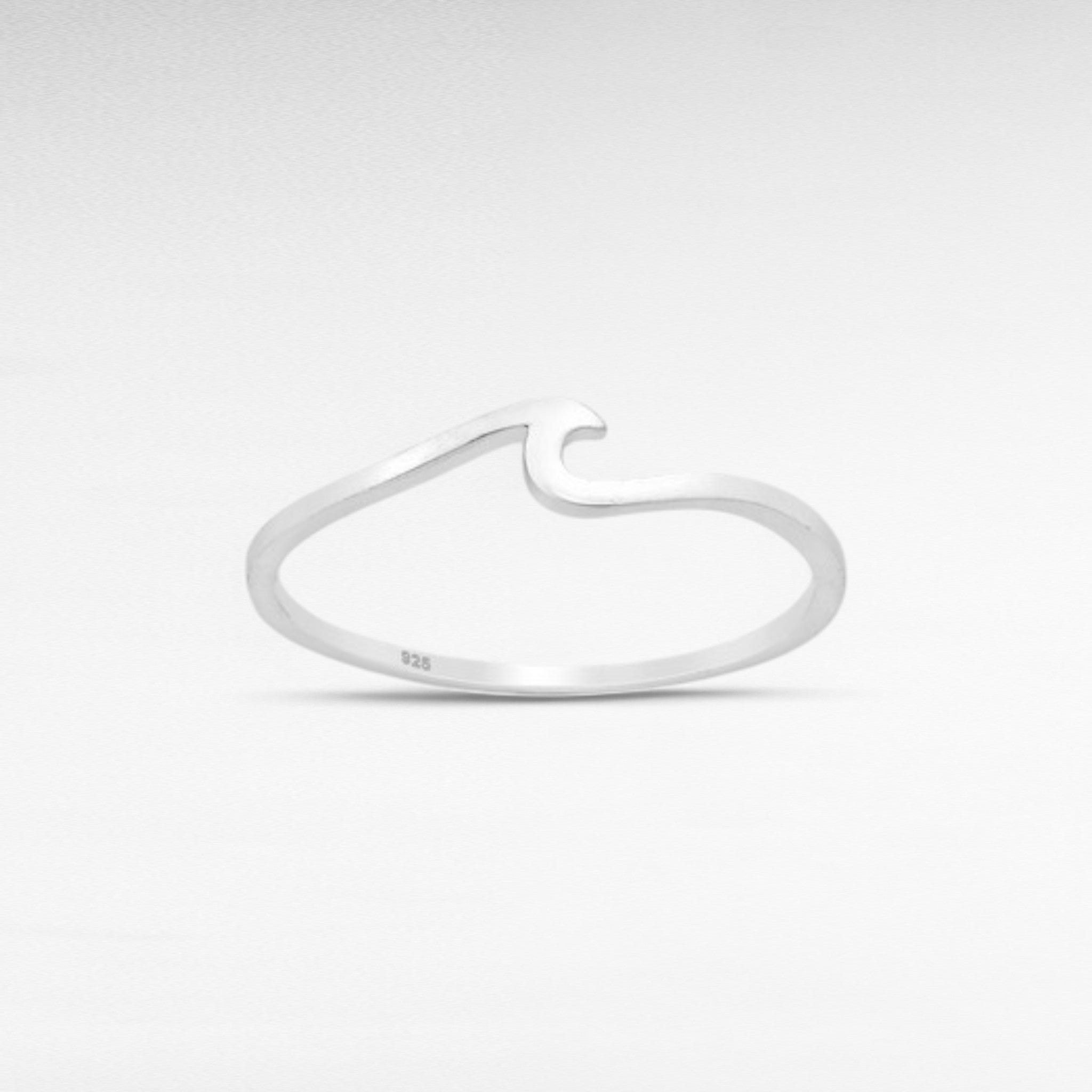 Sterling Silver Wave Ring