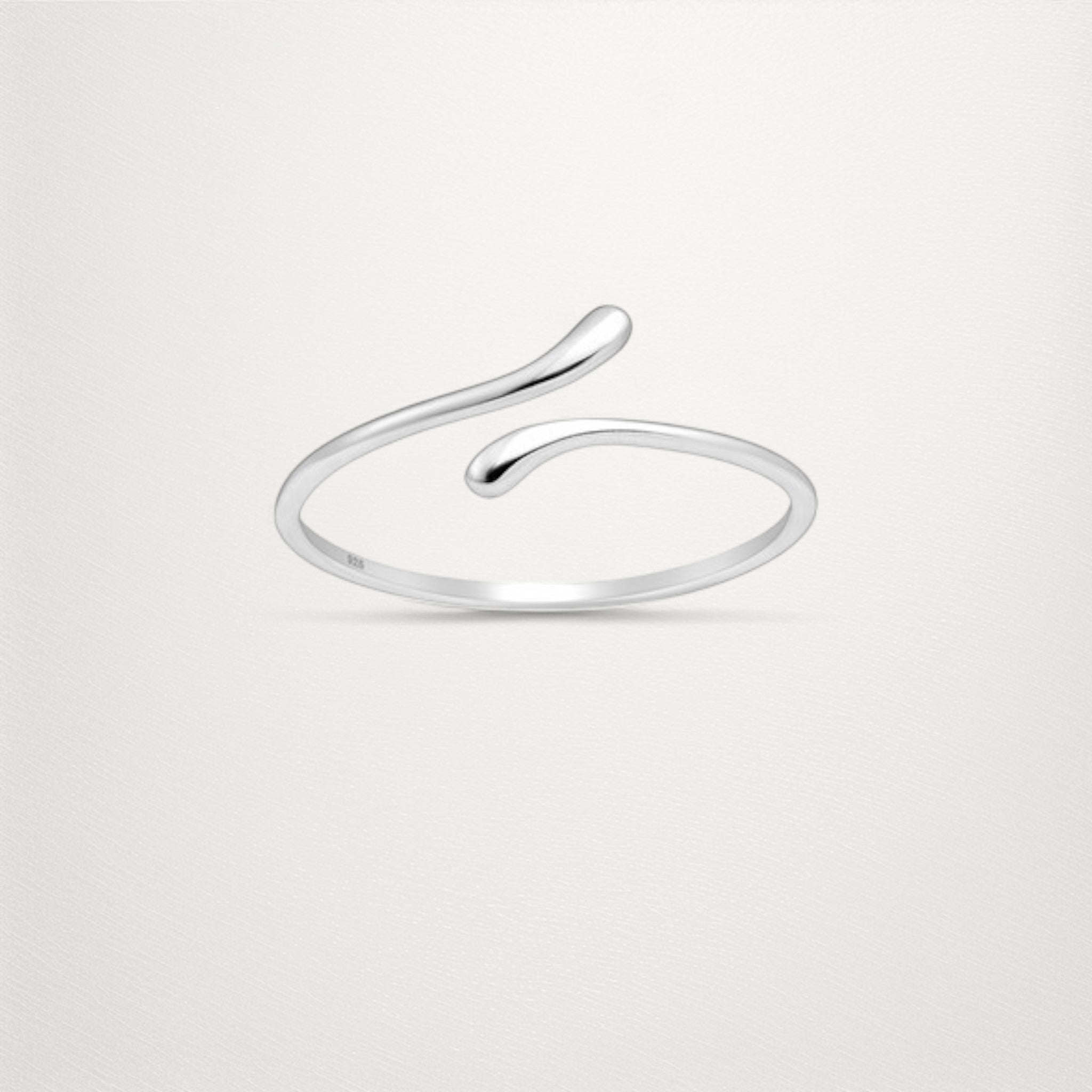 Sterling Silver Adjustable Ring