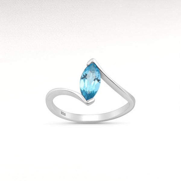 Sterling Silver Solitaire Ring