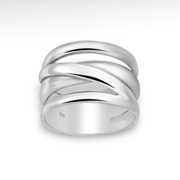 Sterling Silver Coil Ring