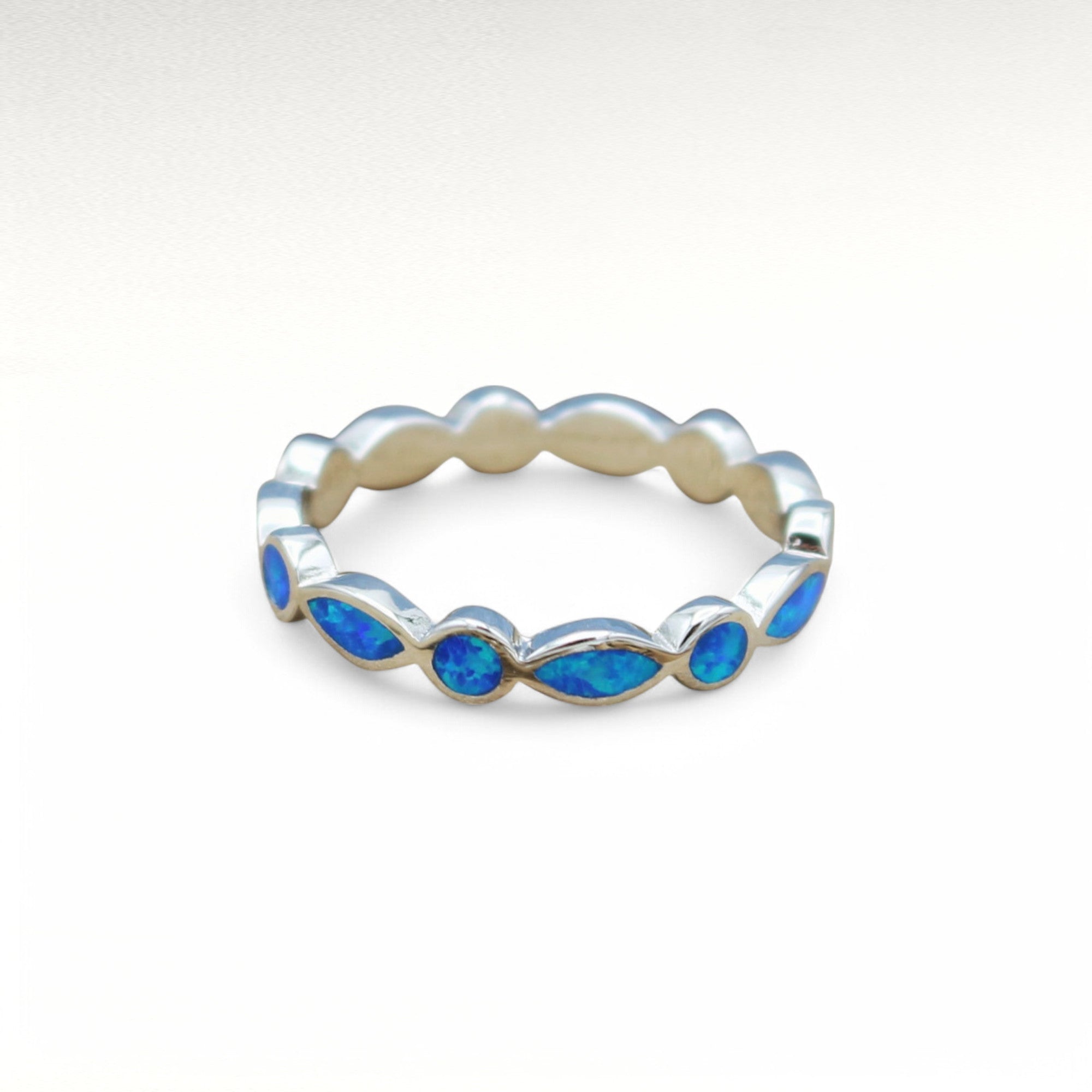 Opal Eternity Ring