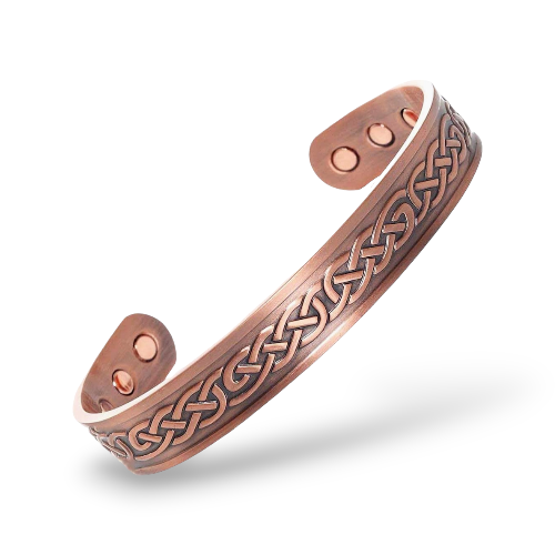 Copper Celtic Magnetic Cuff