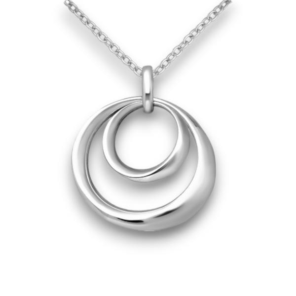 Sterling Silver Oval Link Pendant