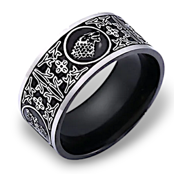 Stainless Steel Vintage Ring