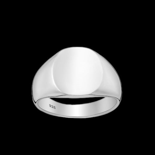 Sterling Silver Engravable Signet Ring