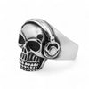 Skull & Headphones Ring