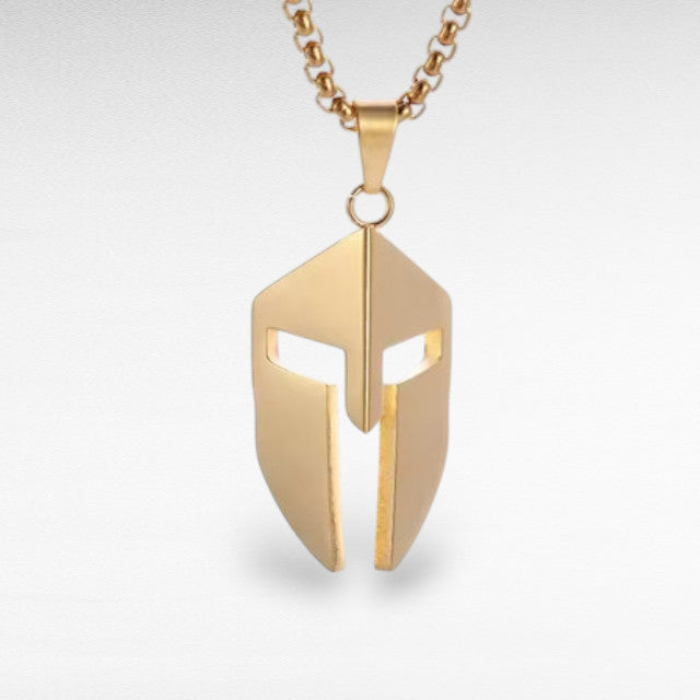 Spartan Mask Necklace