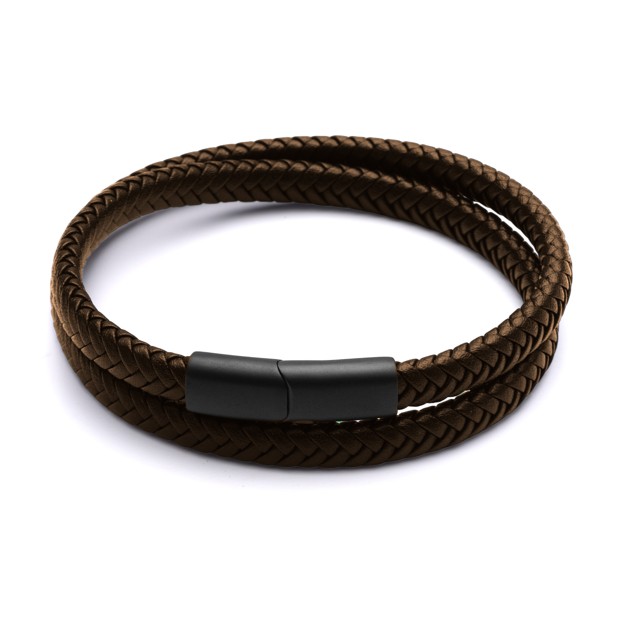 Tribal Double Wrap Leather Bracelet