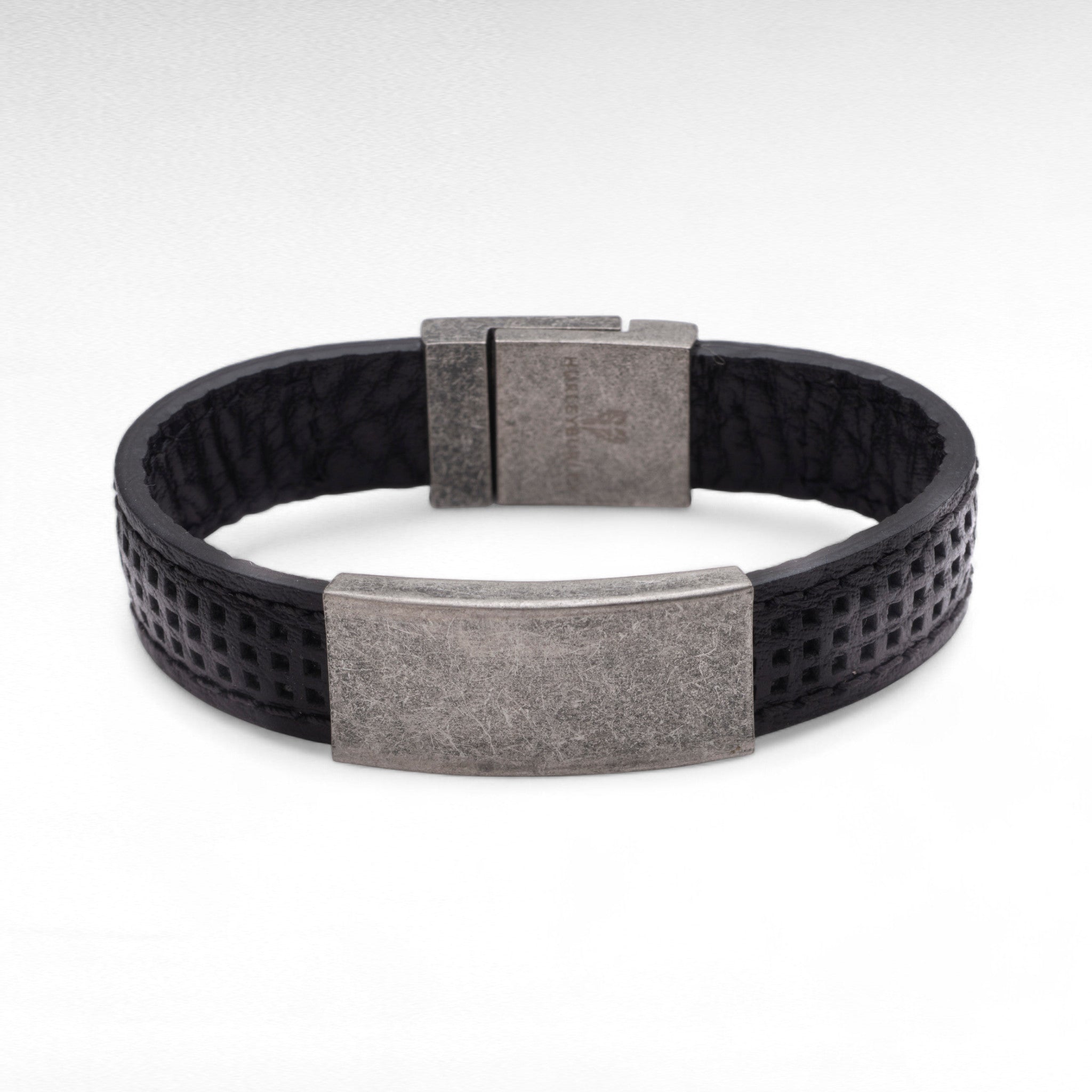 Tribal Leather ID Bracelet