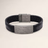 Tribal Leather ID Bracelet