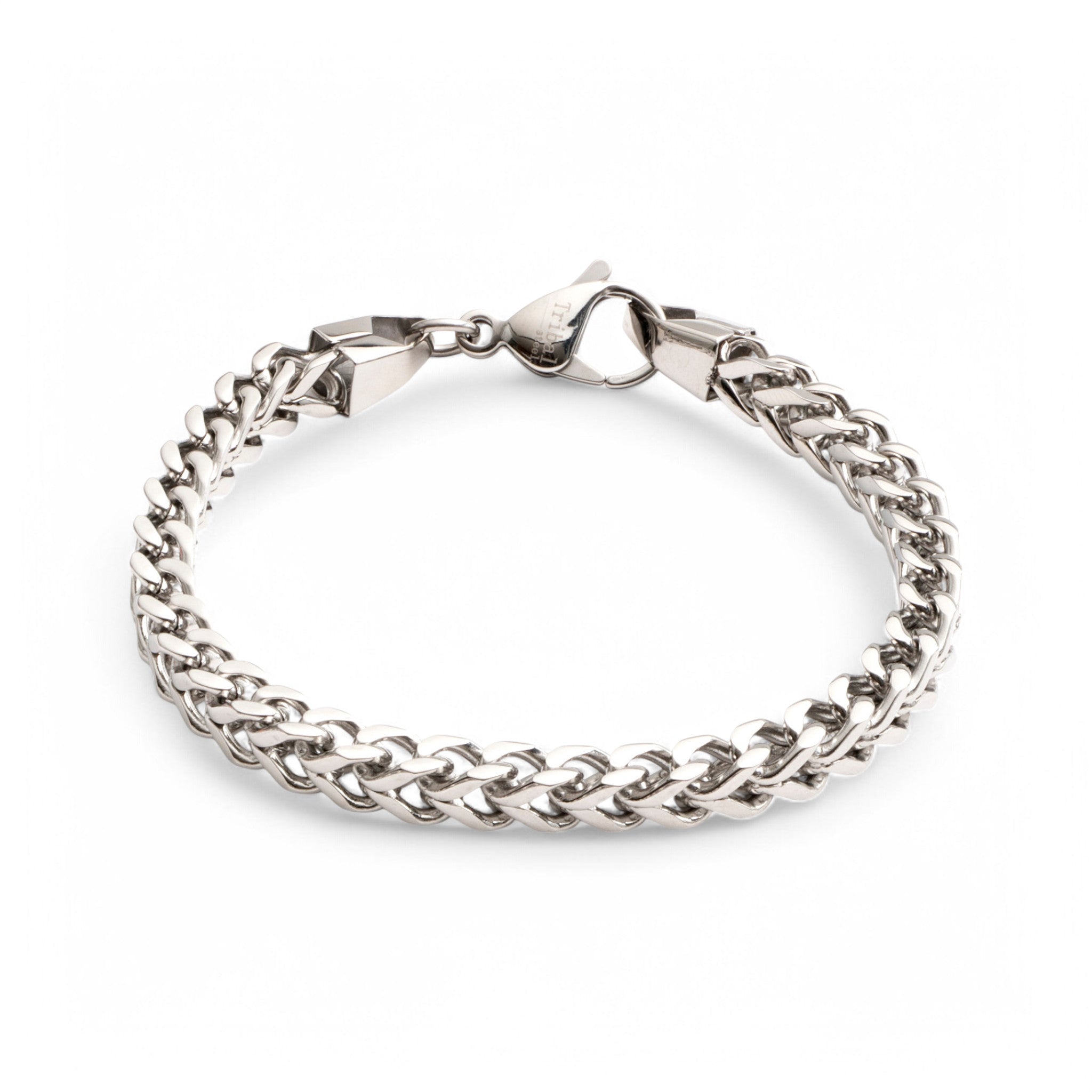 Tribal Stainless Steel Wheat Chain Bracelet