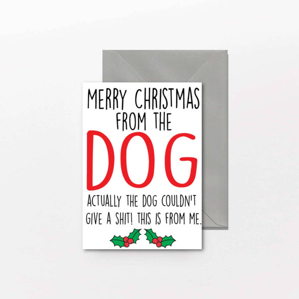 Christmas Card   - From The Dog XM162