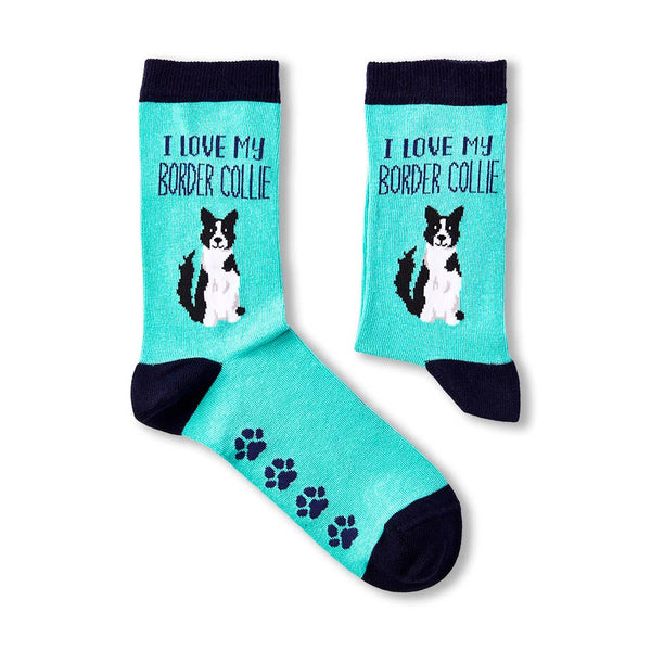 Ladies Border Collie Socks