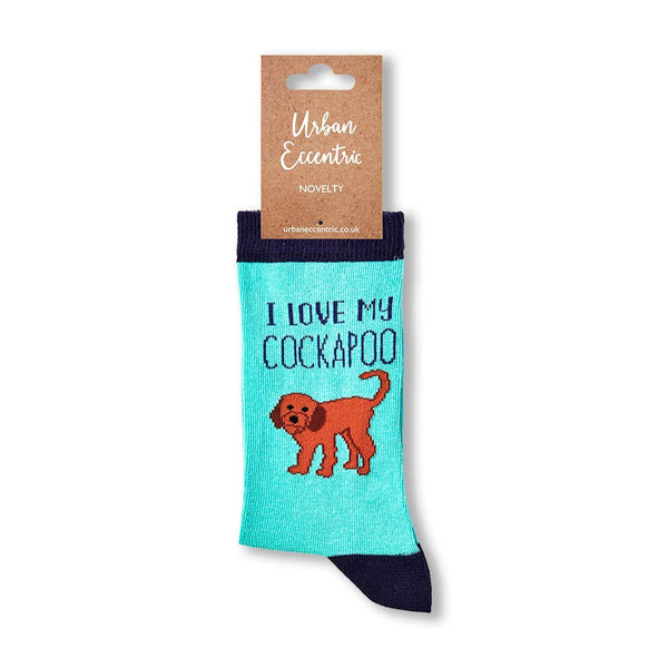 Ladies I Love My Cockapoo Socks