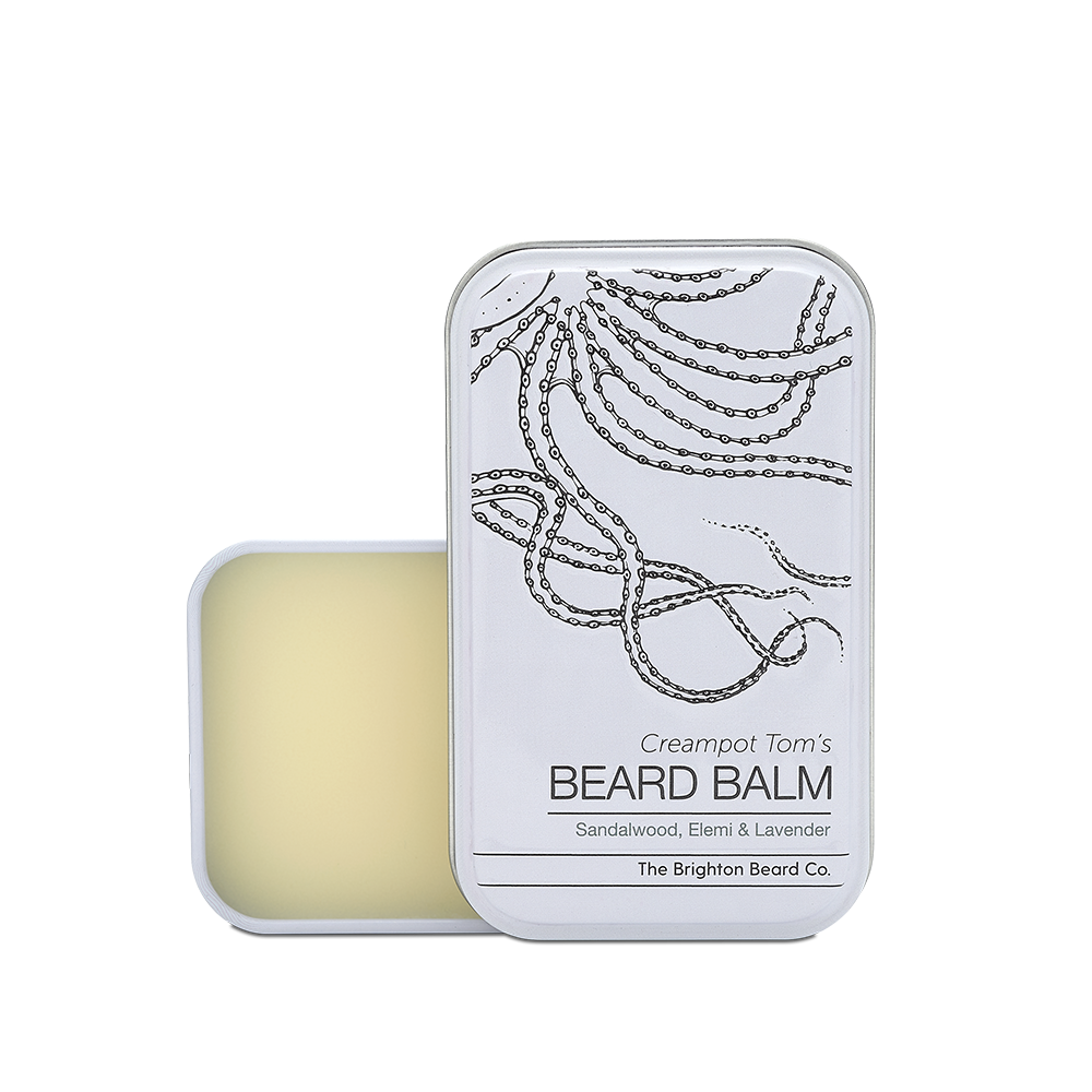 Creampot Tom's Sandalwood, Elemi & Lavender Beard Balm