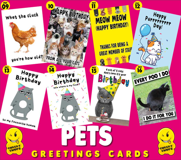 Funny Birthday Card Pet Dog Animal  Every poo PET18