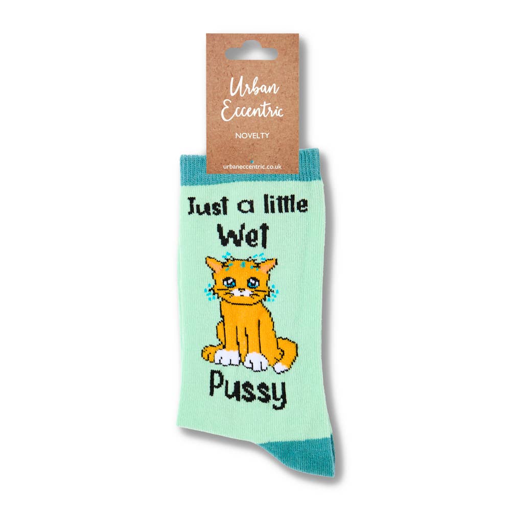 Ladies Just A Little Wet Pussy  Socks