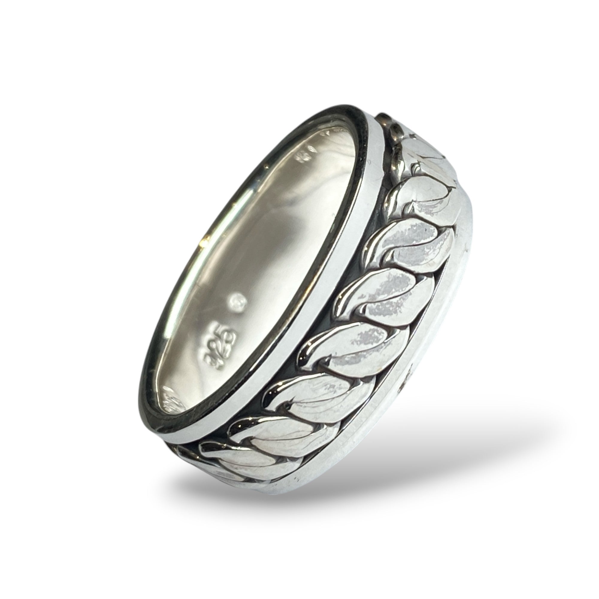 Silver Spin Ring