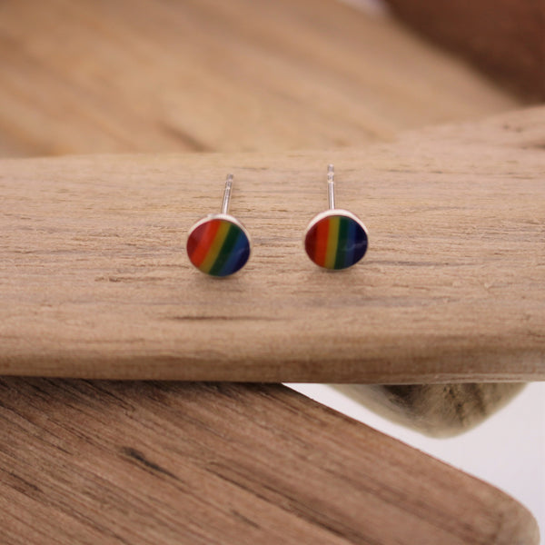 Rainbow Studs Earrings