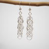 Silver Rings Hook Earrings