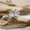 Silver and Moonstone Ring