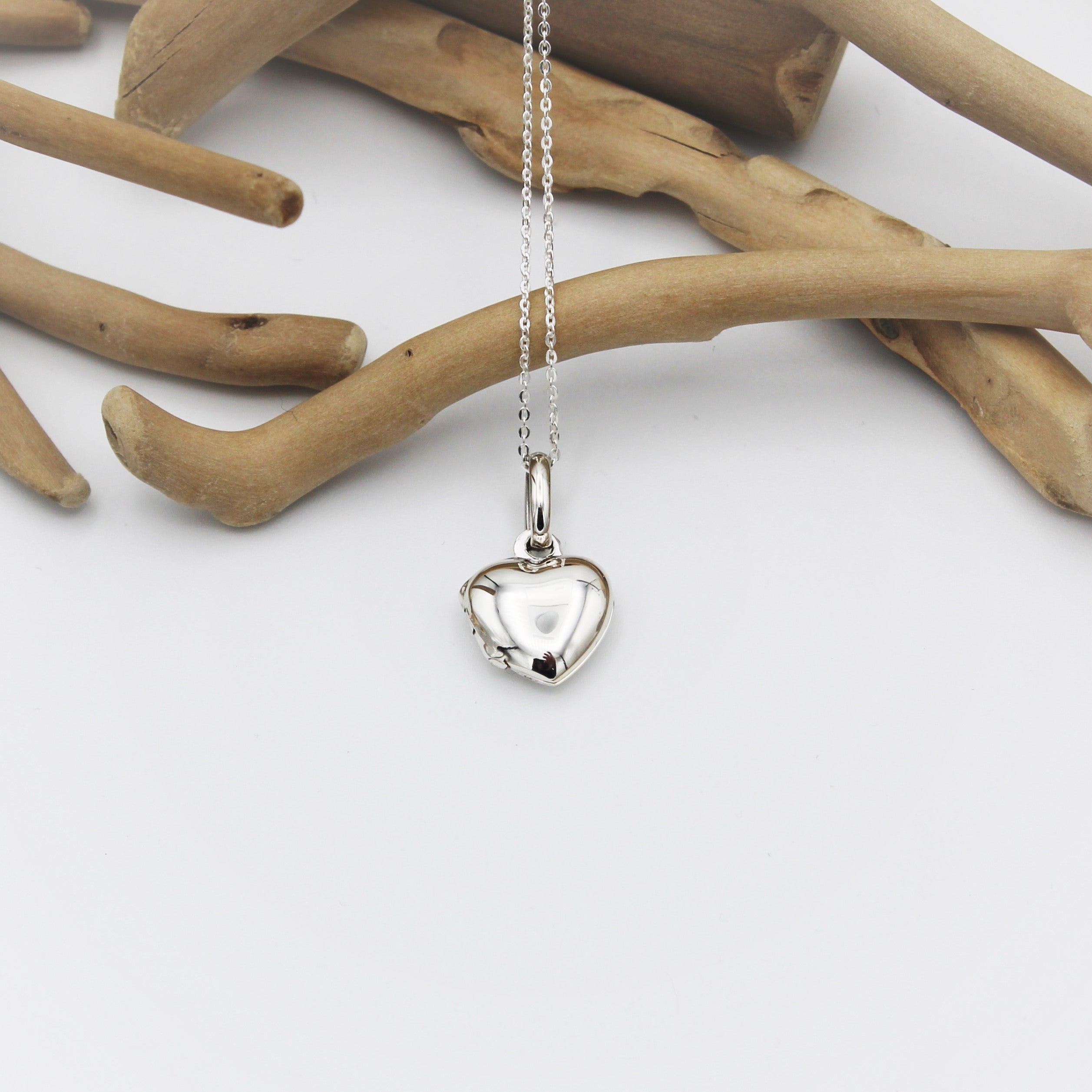 Silver Heart Locket Pendant