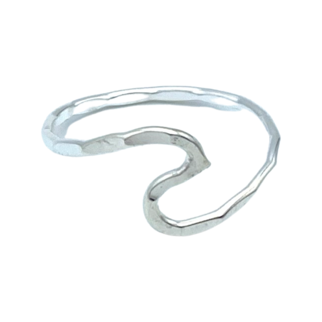 Silver Wave Ring