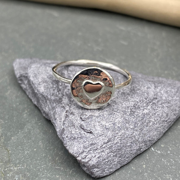 Silver Heart ring